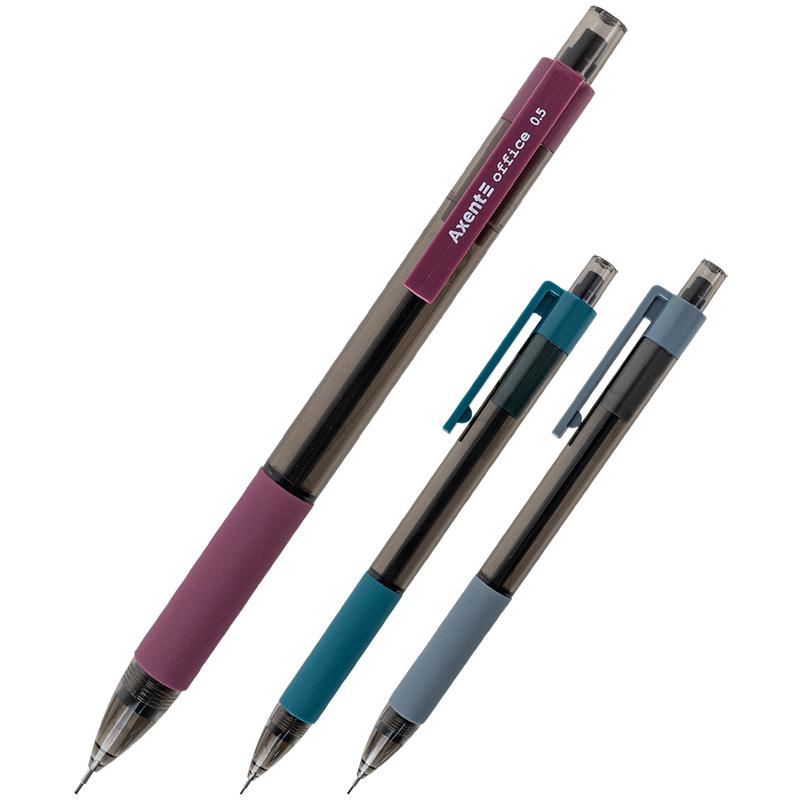 Олівець механічний Axent Office AMP9026-A з гумкою, HB, 0.5 мм